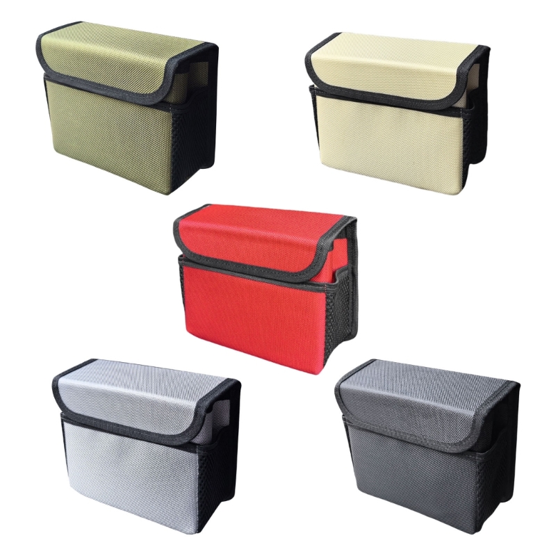Car Back Storage Bag Trash Can - Waterproof Car Trash Can With Lid review and price
