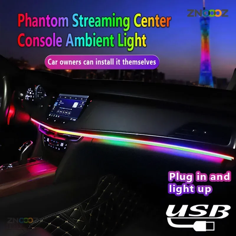 ZNOOOZ 140cm Car Ambient Light - Led Ambient Interior Car Lights App Control review and price