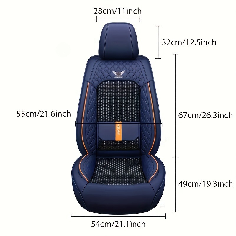For peugeot 206 w205 honda jad - Leather Car Seat Covers Full Set Universal review and price