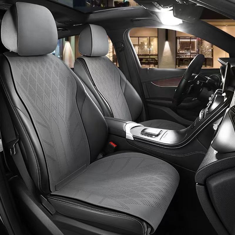 Suede Leather Car Seat Cover 5 - Leather Car Seat Covers Full Set Universal review and price