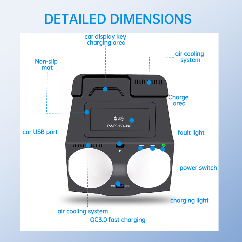 For BMW 5 6 Series G30 G38 G32 - Wireless Car Charger Mount Fast Charging review and price