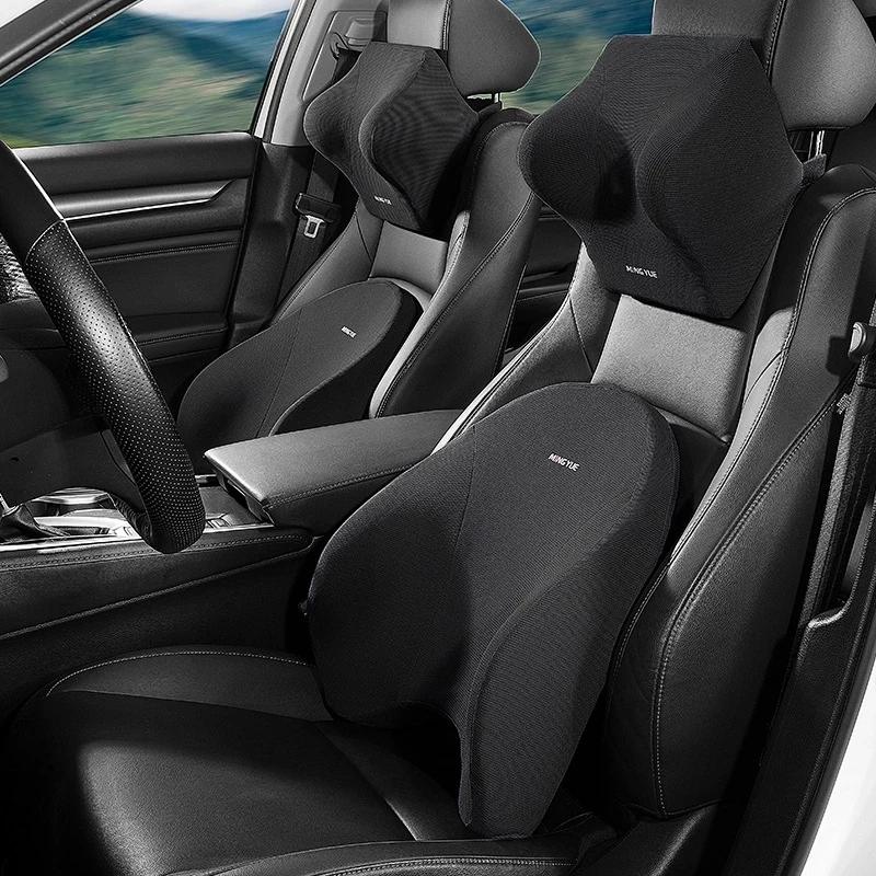 Car Lumbar Support Headrest Ne - Memory Foam Car Neck Pillow Lumbar Support review and price